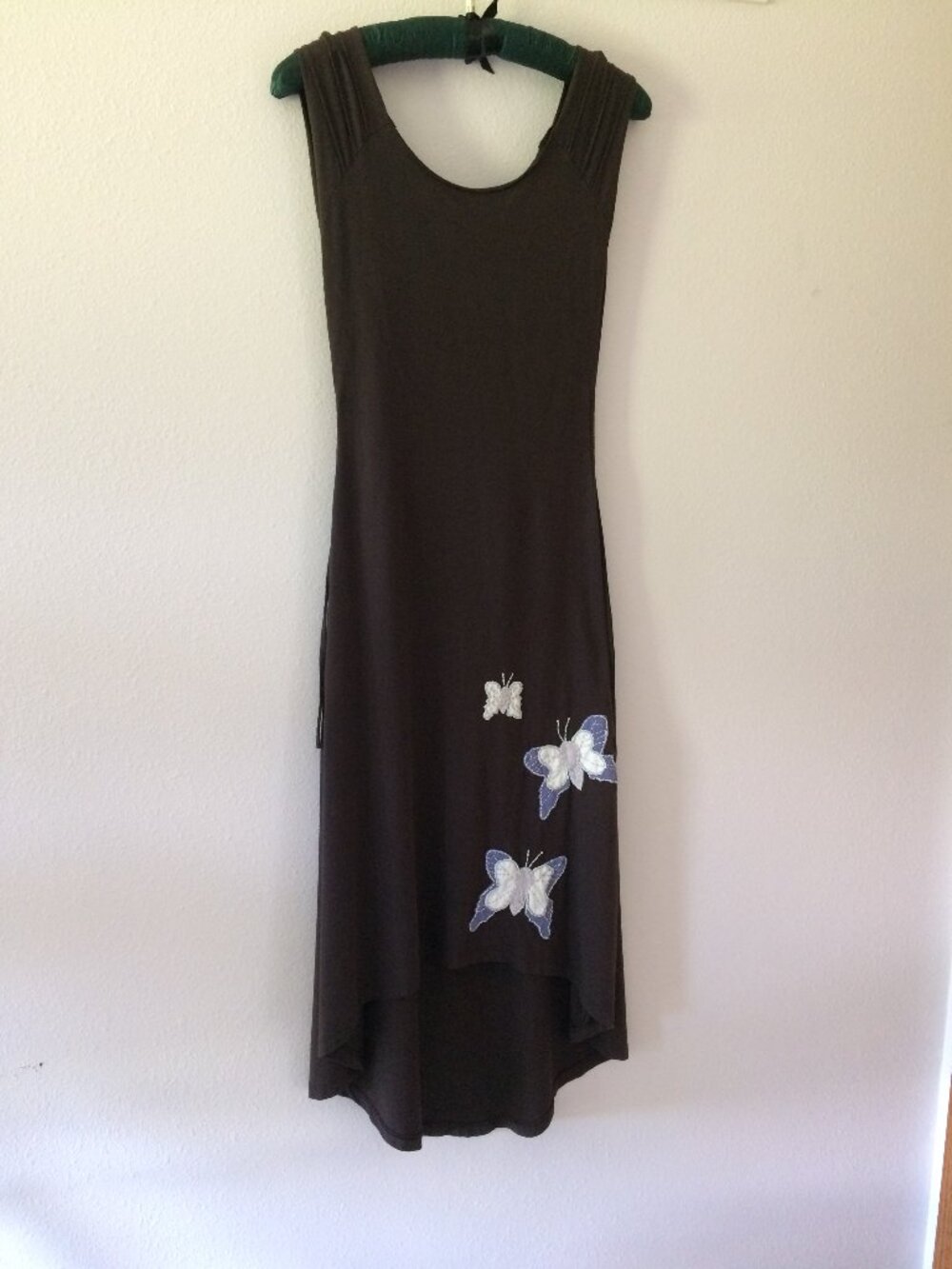 Synergy Organic Cotton Brown Sleeveless Dress Size M